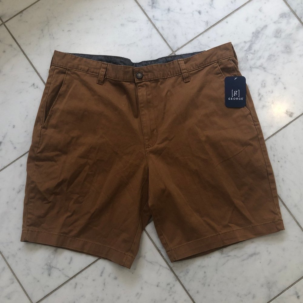 BRAND NEW W/ TAGS: George Men’s Brown Shorts
